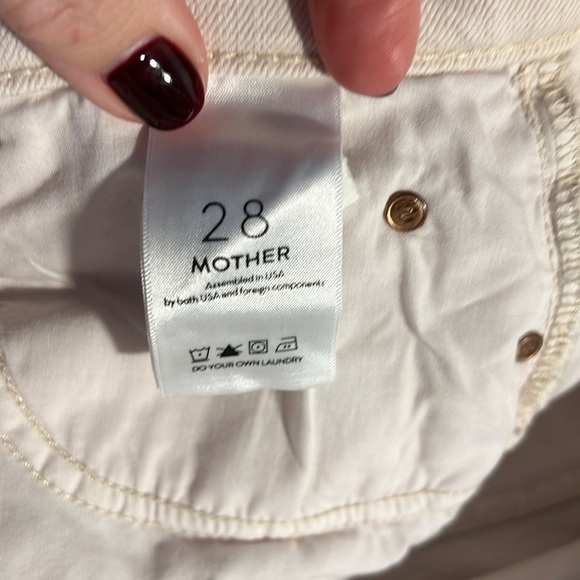 Mother Superior High Waisted Rascal Ankle The Devil Drinks Coffee Wash 28 - Picture 10 of 13